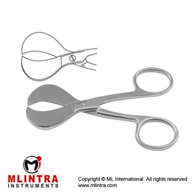 Modell USA Umbilical Cord Scissor Stainless Steel, 10.5 cm - 4 1/4"